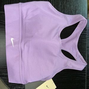 Purple sports bra